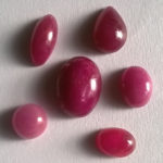 Ruby Cabochon Cut cleaned